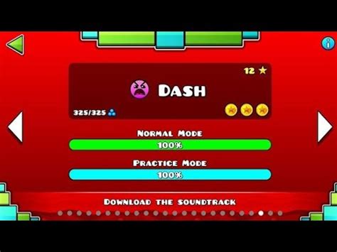 Geometry Dash DASH 100 Completado All Coins YouTube