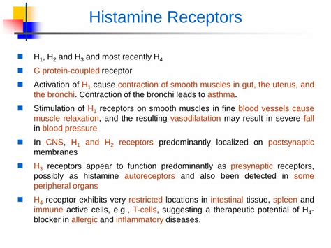 (PDF) Histamine Receptors - · PDF fileHistamine Receptors H 1, H 2 and ...