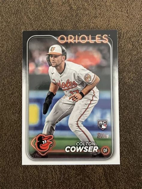 Topps Series Colton Cowser Baltimore Orioles Rc Rookie Eur