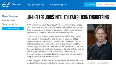 Amd Ryzen Designers Genius Jim Keller Quit Tesla And Handed Over To