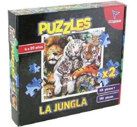 Puzzles Rompecabezas X La Jungla Totogames Piezas Mercadolibre