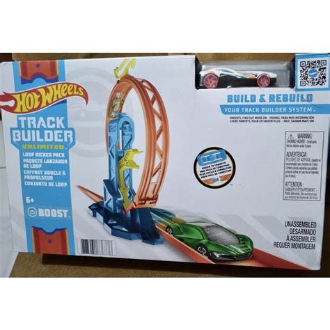 Jual Hot Wheels Track Builder Loop Kicker Pack Build Rebuild Original Mattel Hotwheels Track