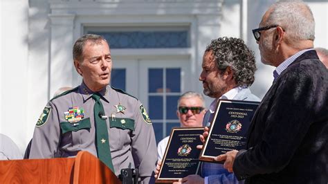 Collier County Sheriff's Office honors centennial, first sheriff