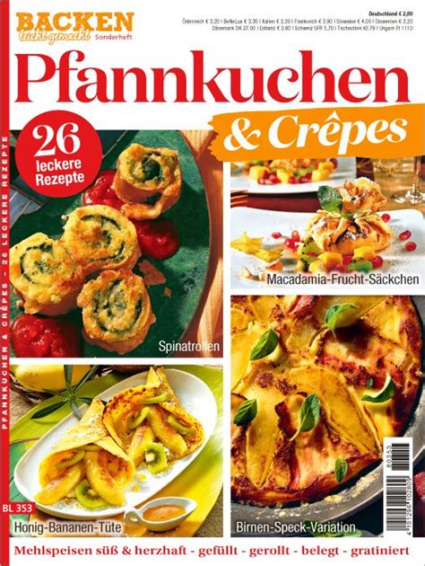 Backen Leicht Gemacht Sonderheft Bl Pfannkuchen Crepes