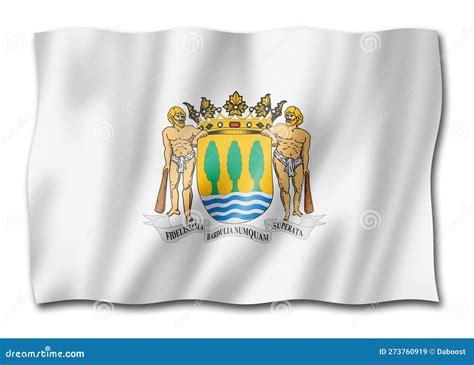 Guipuzcoa Province Flag, Spain Stock Illustration - Illustration of ...