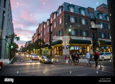 Downtown In Historic Charleston South Carolina Stock Photo Alamy