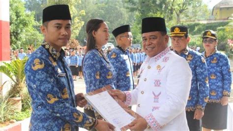 Bupati Toraja Utara Lantik CPNS Formasi 2018 2019 Dan 2021 PNS