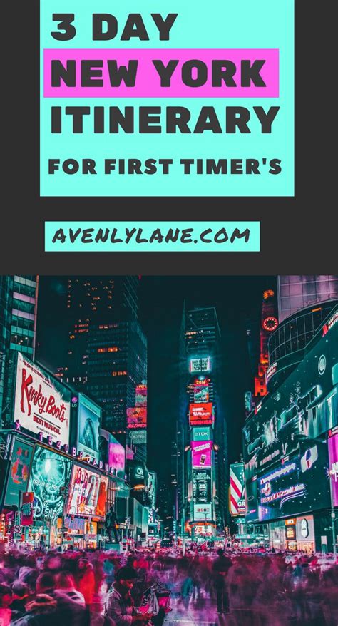 Day New York Itinerary For First Timers Avenly Lane By Claire New