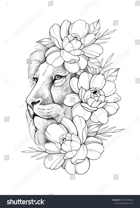 Aggregate more than 73 flowers and lion tattoo - in.coedo.com.vn