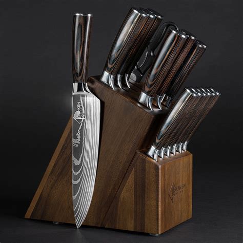 Imperial Piece Japanese Knife Block Set Knife Block Set Steak