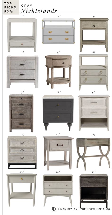 Best of Gray Nightstands — LIVEN DESIGN