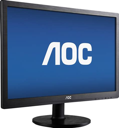 Best Buy AOC 19 5 LED HD Monitor Black E2060SWD