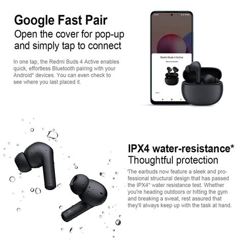 Buy Xiaomi Redmi Buds 4 Active Tws Earphone Bluetooth 53 Environmental