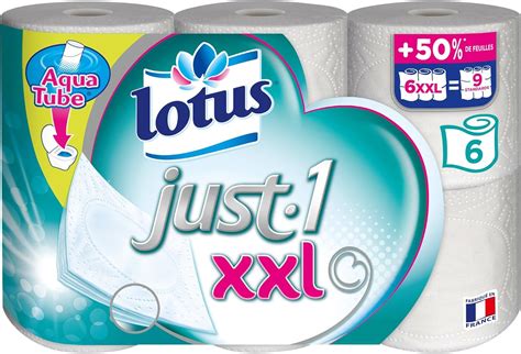 Lotus Just Xxl Layers Toilet Paper Rolls White Pack Of