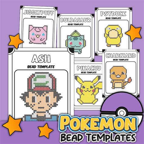 Pokemon Perler Bead Designs - Etsy