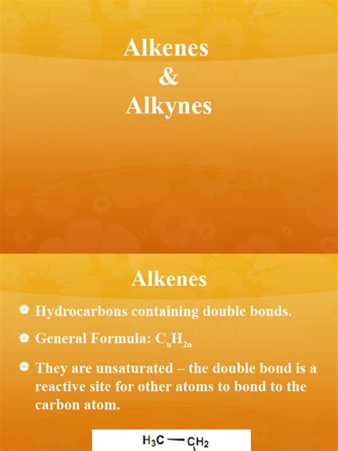 5. Alkene and Alkyne | PDF