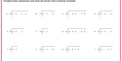 bus stop method division classroom secrets division worksheets bus ...