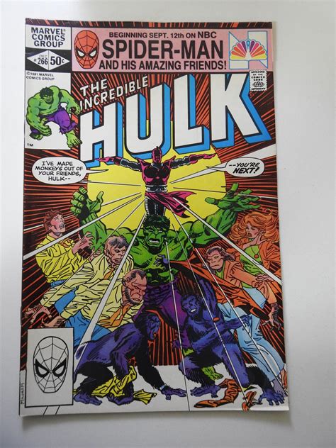 The Incredible Hulk 266 1981 Comic Books Bronze Age Marvel