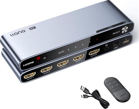 Amazon Llano Hdmi Switch K Hz Hdmi Switcher With Audio