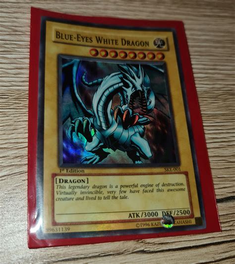 Yu Gi Oh Blue Eyes White Dragon St Edition Ske Super Rare Konami