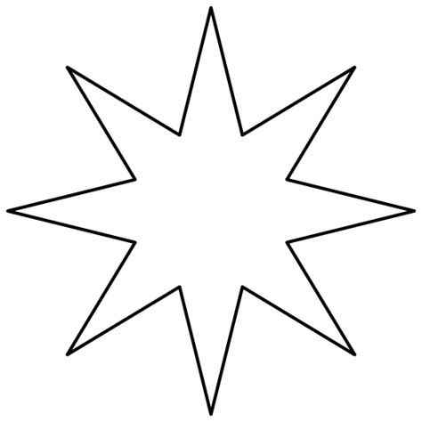 8 Point Star Svg