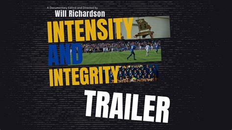 Intensity And Integritydocumentary Trailer Youtube