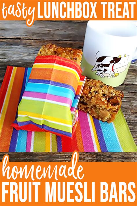 Homemade Granola Muesli Bars Recipe A Tasty Lunchbox Treat