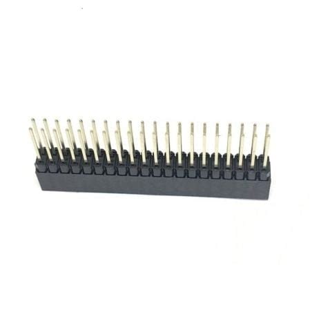 2 54MM 220 Pin Female Double Row Straight Long Header Strip Zbotic