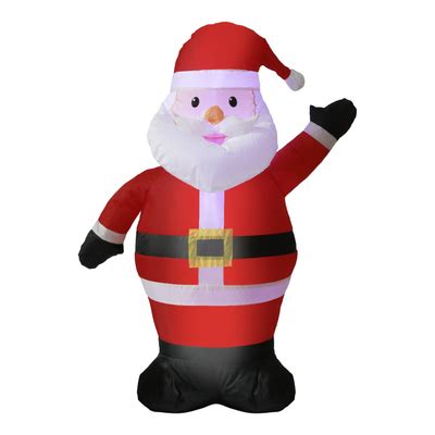 Inflable Navide O Iluminado M X X Cm Santa Claus The Home