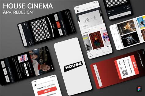 HOUSE CINEMA Redesign: movie ticket booking app :: Behance