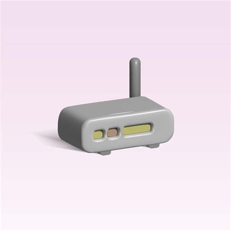 Premium Vector Wi Fi Router 3d Icon Wi Fi 3d Illustration