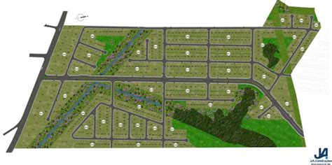 Planta De Loteamento O Que Adenilson Giovanini