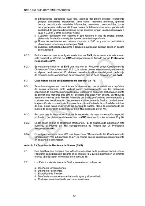 Norma E Suelos Y Cimentaciones Pdf