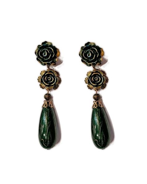 Flamenco Earrings Acorn Model Flamenco Accessories El Rocio