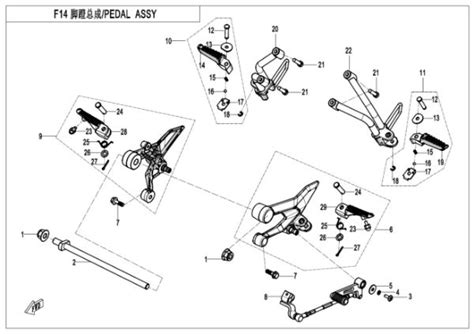 Cfmoto F Footrest Sherco