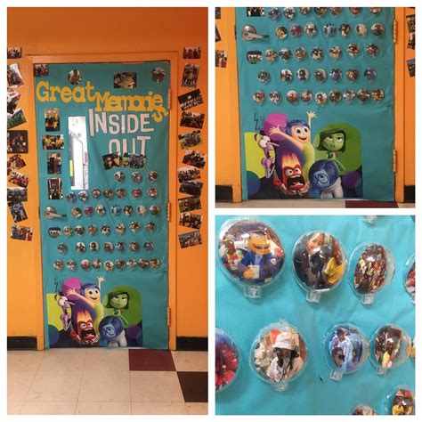 Inside Out Memories teacher appreciation classroom door | Class door decorations, Disney ...