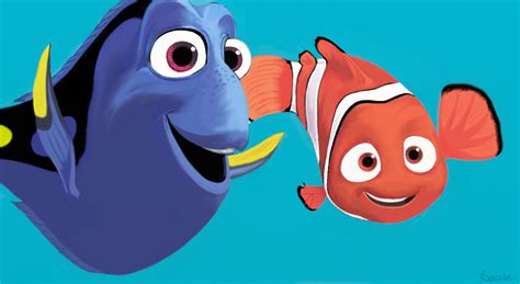 Dory and Nemo by EndlessRiot on DeviantArt