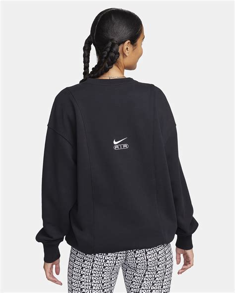 Nike Air Womens Over Oversized Crew Neck French Terry Sweatshirt Nike Uk