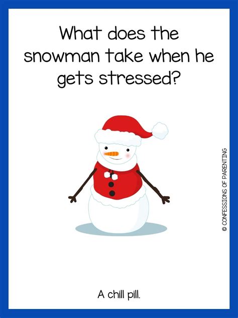 120 Best Snowman Jokes for Kids