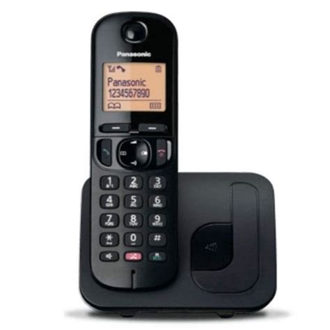 Panasonic KX TGC250SPW Teléfono Inalámbrico Negro PcComponentes