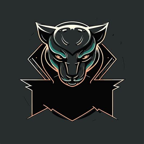 Premium Vector Elegant And Luxury Black Panther Design Esports Mascot