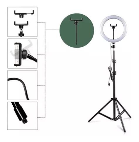 Aro De Luz Led Ring Fill Light Ring Profissional P Fotografos Salao