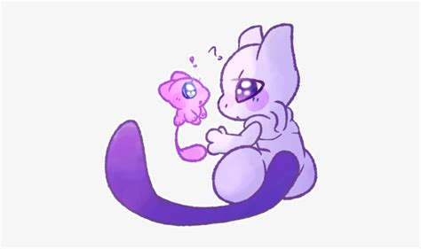 Baby Mewtwo Cartoon Transparent Png 500x445 Free Download On Nicepng