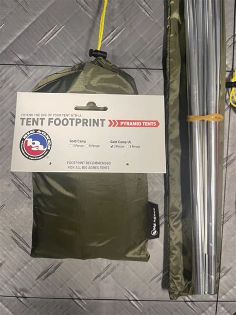 Big Agnes Gold Camp Ul Pyramid Tent And Ul Footprint Backpacking Light