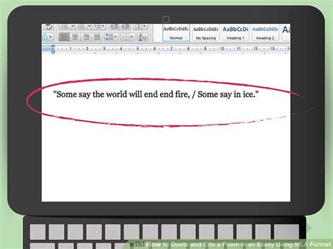 How To Quote And Cite A Poem In An Essay Using Mla Format