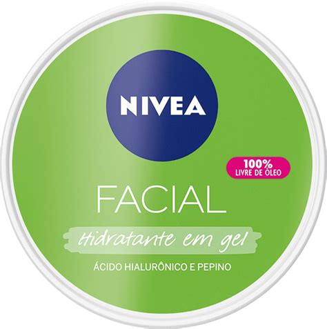 Gel Hidratante Facial Nivea Cido Hialur Nico E Pepino Beleza Na Web