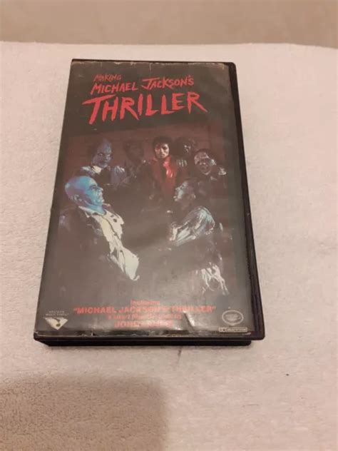 Vhs Tapes Michael Jackson Thriller 1983 Eur 7 67 Picclick It