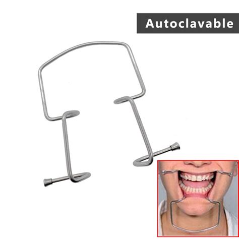 Stainless Steel Dental Lip Cheek Retractor Mouth Opener Instrument