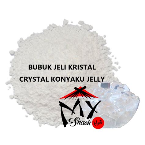 Jual Crystal Jelly Powder Gr Bubuk Serbuk White Jeli Topping