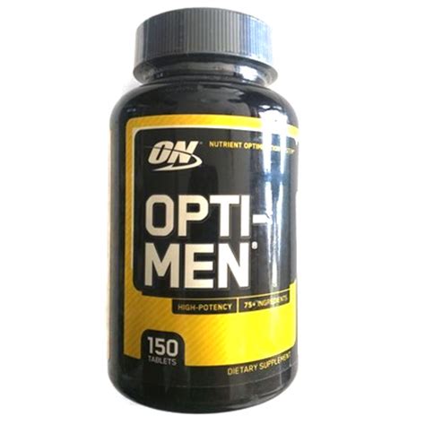 Optimum Nutrition Opti Men Tablet Packaging Size 150 Packaging Type